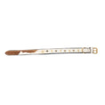 Load image into Gallery viewer, Prairie Paws Studded Hairon Dog Collar in Brown & White
