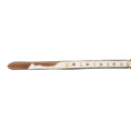 Load image into Gallery viewer, Prairie Paws Studded Hairon Dog Collar in Brown & White
