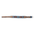 Load image into Gallery viewer, Running Free Beaded Heritage Dog Collar in Brown
