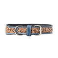 Load image into Gallery viewer, Running Free Beaded Heritage Dog Collar in Brown
