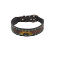 Load image into Gallery viewer, Scenic Hand-Tooled Leather Dog Collar
