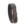 Load image into Gallery viewer, Scenic Hand-Tooled Leather Dog Collar
