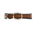 Load image into Gallery viewer, Hotshots Hand-Tooled Leather Dog Collar
