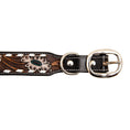 Load image into Gallery viewer, Hotshots Hand-Tooled Leather Dog Collar
