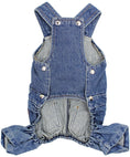 Load image into Gallery viewer, Parisian Pet 'Denim Overalls' – Durable and Trendy Pet Overalls for Dogs & Cats-Blue
