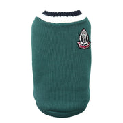 Preppy V-neck College Dog Sweater Pullover