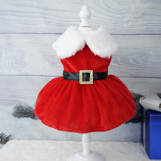Santa Christmas Dog Party Dresses - Southlake Paws