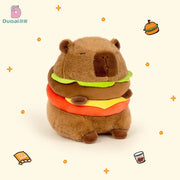 Capybara Hamburger Plushie 