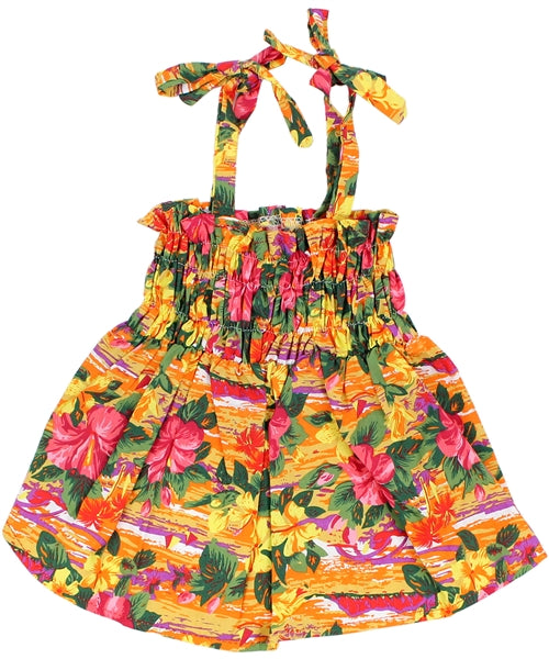 Parisian Pet 'Hawaiian Dress' Dog & Cat Shirt – Island-Themed Vacation Pet Apparel – Orange