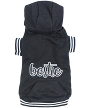 Parisian Pet 'Bestie Hoodie' in Black - Trendy Pet Hoodie for Dogs & Cats, Perfect for Fall & Winter-Valentine's Day