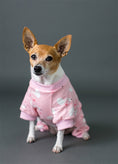Load image into Gallery viewer, Parisian Pet 'Pink Swan' Pajama for Dogs & Cats, Luxury Pet Sleepwear, Cozy Dog Pajama Set-Valentine's Day

