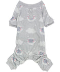 Load image into Gallery viewer, Parisian Pet 'Grey Sheep' Pajama for Dogs & Cats, Designer Pet Sleepwear, Cozy Dog Pajama Set, Grey
