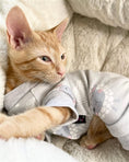 Load image into Gallery viewer, Parisian Pet 'Grey Sheep' Pajama for Dogs & Cats, Designer Pet Sleepwear, Cozy Dog Pajama Set, Grey
