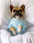 Load image into Gallery viewer, Parisian Pet 'Blue Cloud' Pajama for Dogs & Cats, Comfortable Pet Pajama Set, Cozy Dog Pajamas, Blue
