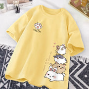 Cute Animal Stack T-Shirt 