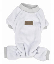 Parisian Pet 'Velour Pajama Cloud Gray' for Dogs & Cats, Comfortable Pet Pajama Set, Cozy Dog Sleepwear, Gray