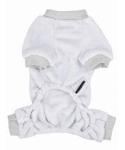 Parisian Pet 'Velour Pajama Cloud Gray' for Dogs & Cats, Comfortable Pet Pajama Set, Cozy Dog Sleepwear, Gray