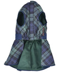 Load image into Gallery viewer, Parisian Pet 'Scottish Taffeta Dress' Dog & Cat Shirt – Festive Holiday Plaid Dog Dress, Comfortable & Stylish – Green, Blue
