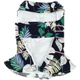 Load image into Gallery viewer, Parisian Pet 'Palm Leaves Dress' Dog & Cat T-Shirt – Comfortable Stylish Summer Dog Dress – Green, White
