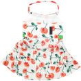 Load image into Gallery viewer, Parisian Pet 'Red Poppies Boho Dress' Dog & Cat T-shirt – Adjustable Floral Pet Dress, Perfect for Summer - Red, White, Green-Valentine's Day
