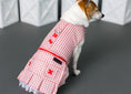 Load image into Gallery viewer, Parisian Pet 'Gingham Countryside Dress' Dog & Cat Shirt – Elegant Country Style Dog Dress –Red- Valentine's Day
