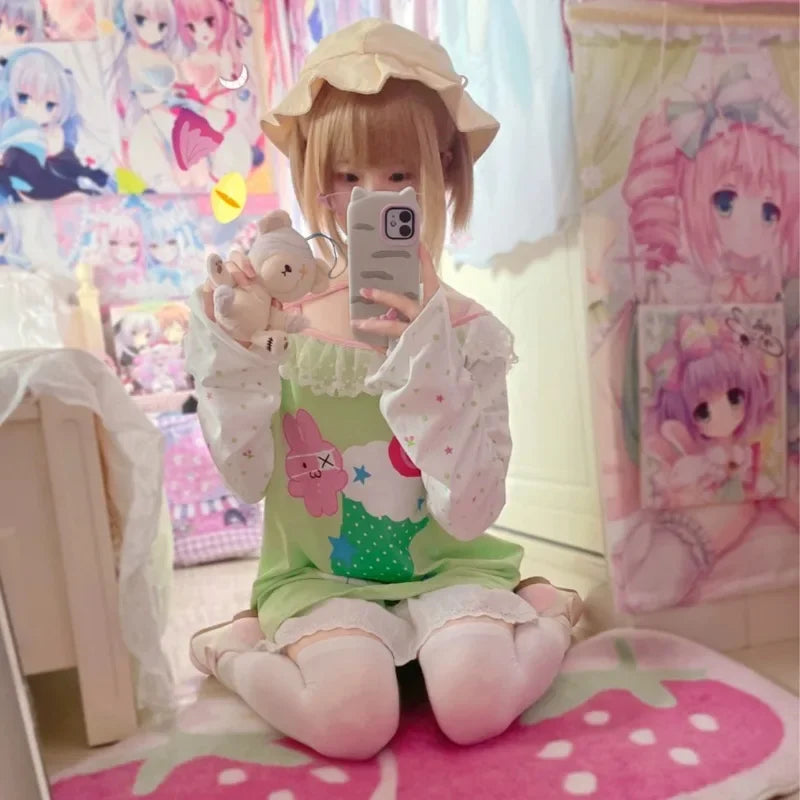 Kawaii Bunny Sundae Shirt 