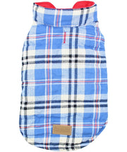 Parisian Pet 'Plaid Reversible Jacket' for Dogs & Cats, Stylish Pet Outerwear, Warm Winter Dog Jacket,-Valentine's Day