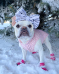 Load image into Gallery viewer, Parisian Pet 'Polka Dot Jacket' for Dogs & Cats, Designer Pet Outerwear, Holiday Pet Jacket, Pink with Black Dots-Valentine's Day
