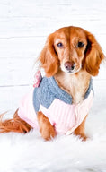 Load image into Gallery viewer, Parisian Pet 'Fancy Flower Quilted Jacket' for Dogs & Cats, Warm Pet Outerwear, Quilted Floral Dog Jacket - Valentine's Day

