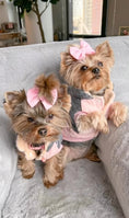 Load image into Gallery viewer, Parisian Pet 'Fancy Flower Quilted Jacket' for Dogs & Cats, Warm Pet Outerwear, Quilted Floral Dog Jacket - Valentine's Day
