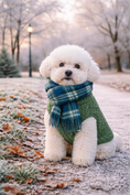 Load image into Gallery viewer, Parisian Pet 'Cable Knit Sweater' - Warm & Stylish Pet Sweater in Green for Dogs & Cats
