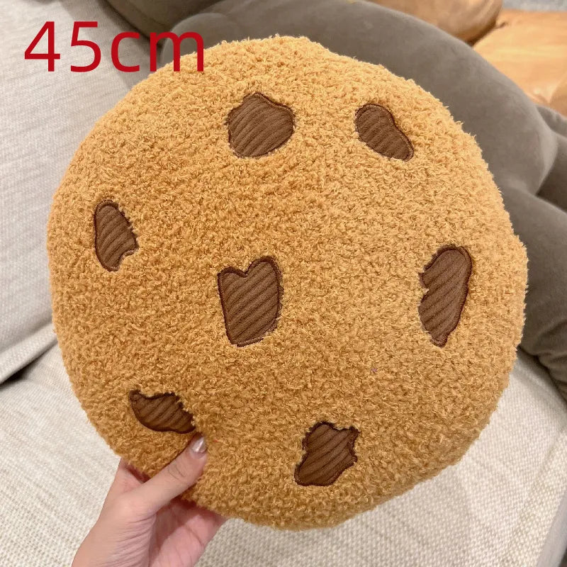 Chocolate Chip Cookie Plushie Pillow 