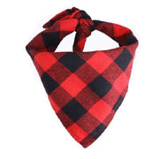 Cotton Plaid Dog Bandanas