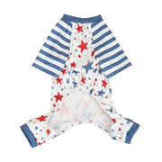 Patriotic Stars & Stripes Dog PJs