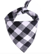 Cotton Plaid Dog Bandanas