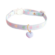 Pastel Heart Pet Collars 