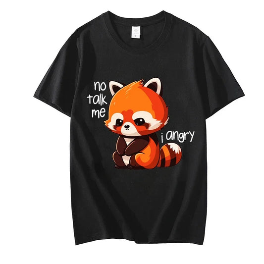 "No Talk Me I Angry" Red Panda T-Shirt 