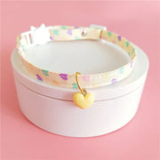 Pastel Heart Pet Collars 