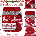 Load image into Gallery viewer, Christmas Deer Print Big Dog Sweater - Southlake Paws
