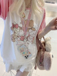 Load image into Gallery viewer, Kawaii Hearts Club Animals T-Shirt 
