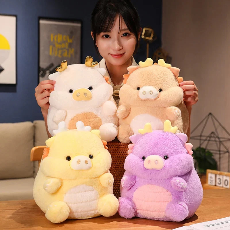 Chubby Pastel Dragon Plushies 
