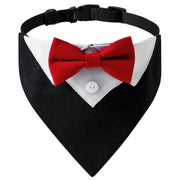 Dog Tuxedo Bow Tie Collar