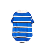 Blue Striped Polo Dog Shirt