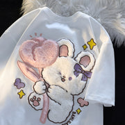 Fluffy Tulip Bunny T-Shirt 
