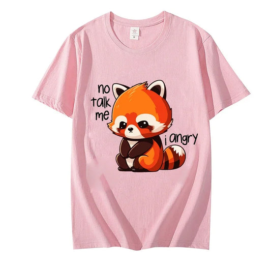 "No Talk Me I Angry" Red Panda T-Shirt 