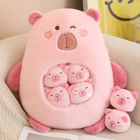 Capybara & Pig Plushies 
