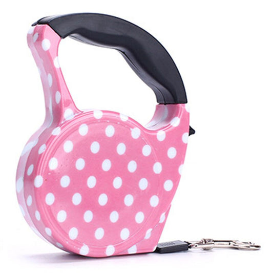 Polka Dot Retractable Dog Leash - Southlake Paws