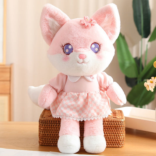 Cherry Blossom Fox Plushie 