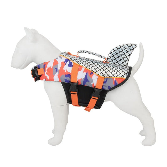 Camo Shark Dog Life Jacket