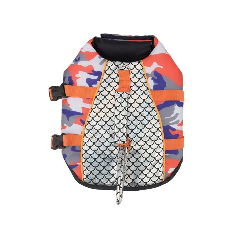 Camo Shark Dog Life Jacket - Southlake Paws